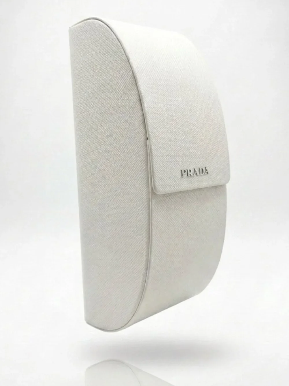 PRADA Flip Top Large Hardshell Sunglass Glasses Case White